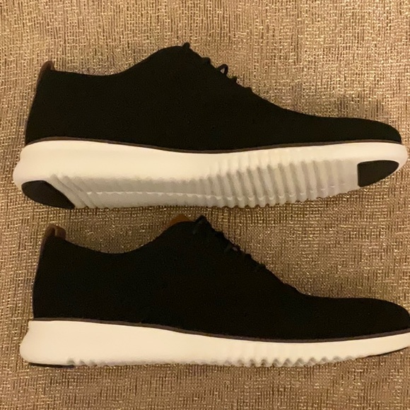 New Cole Haan, 2.Zerogrand Stitchlite Oxford, Men’s Sz 11.5, Black/Ivory - Picture 3 of 6